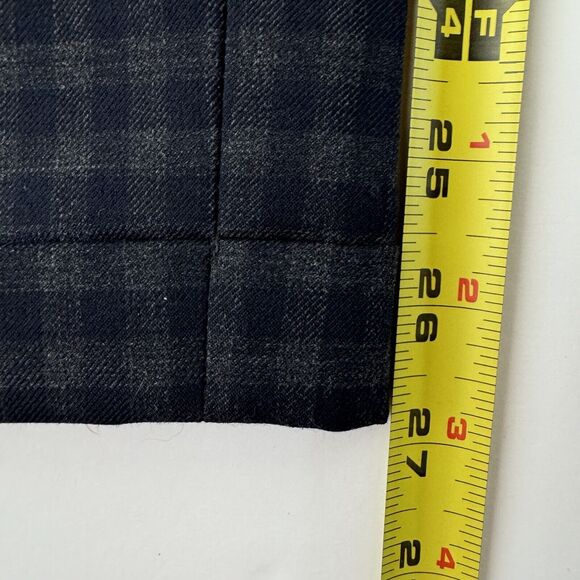 Scotch & Soda Amsterdam Couture Plaid Cuffed Pants 30x27 Wool Blend - Picture 8 of 15